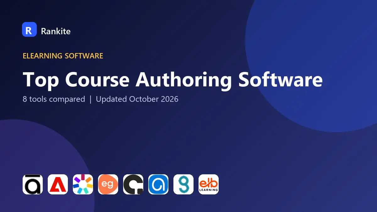 Top Course Authoring Software in 2026: 8 Tools Compared