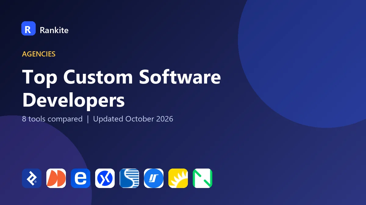 Top Custom Software Developers in 2026: 8 Companies Compared