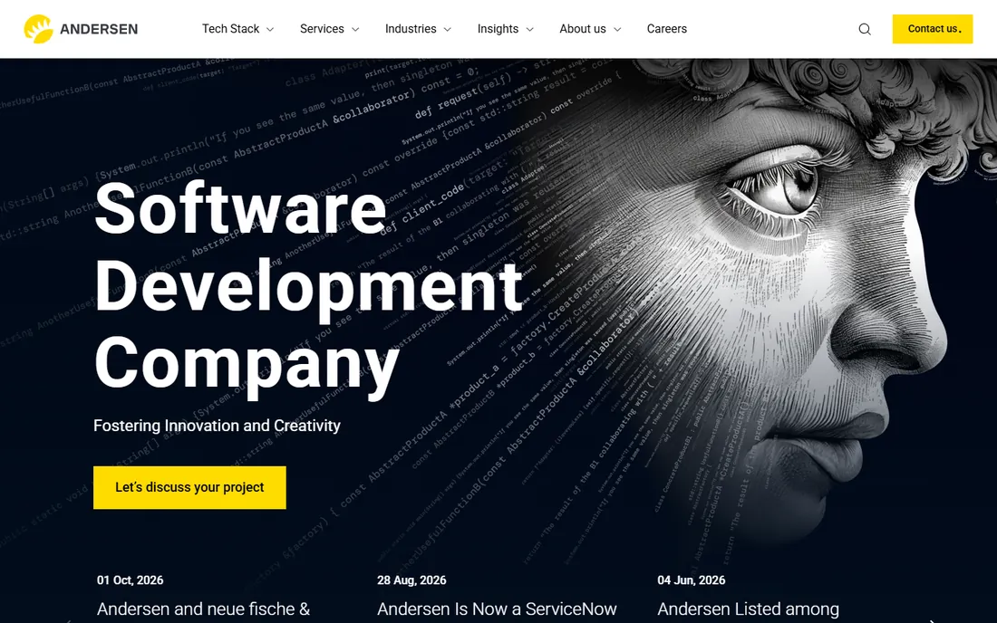 Andersen homepage