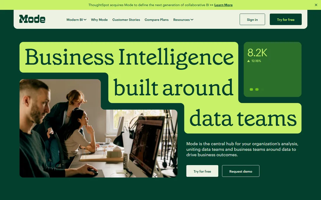 Mode homepage