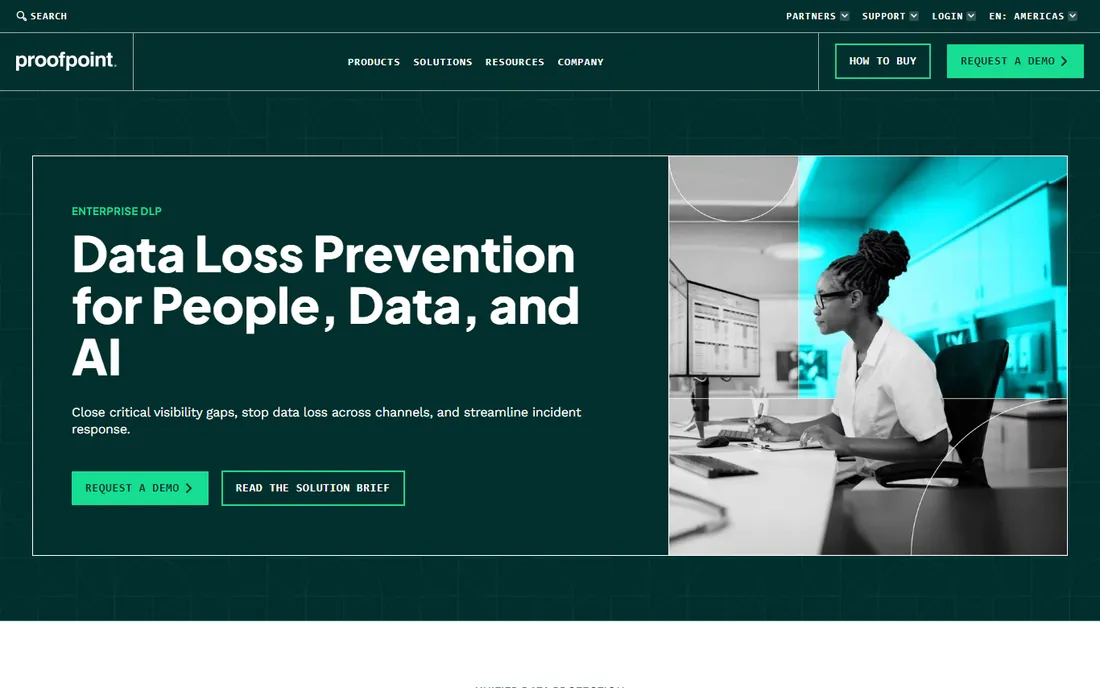 Proofpoint homepage