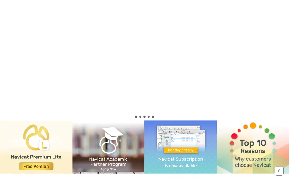 Navicat Data Modeler homepage