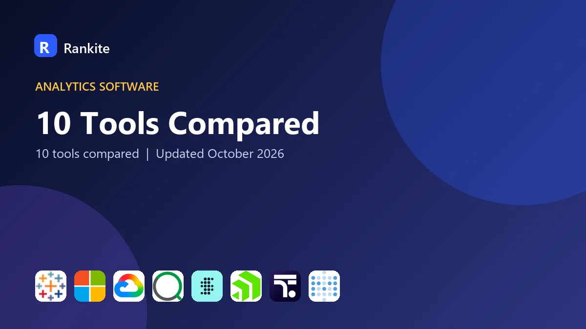 10 Tools Compared: Top Data Viz Software for Analytics in 2026