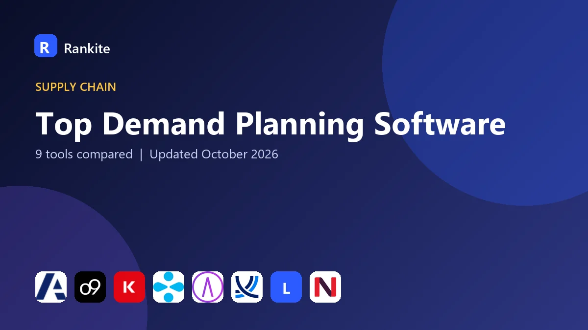Top Demand Planning Software in 2026: 9 Tools Compared