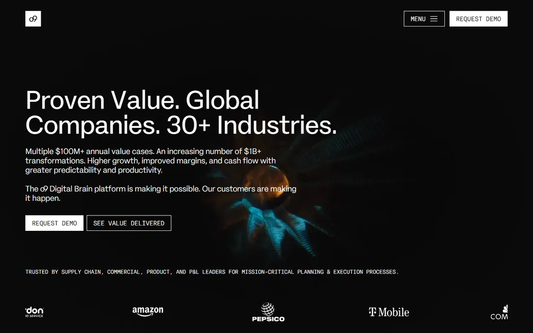 o9 Solutions homepage