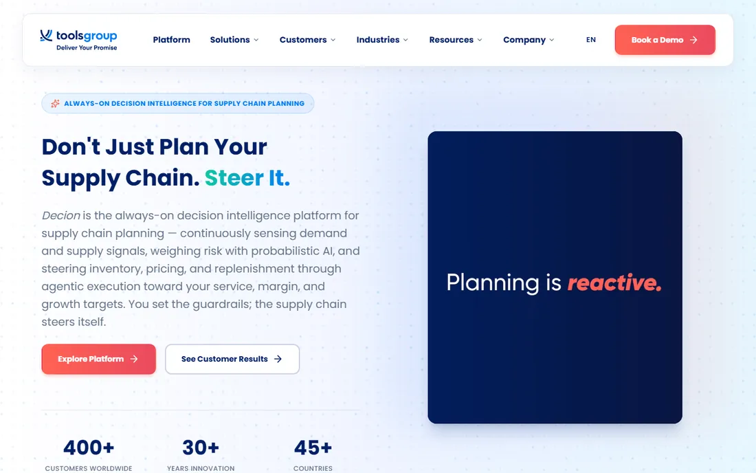 ToolsGroup homepage