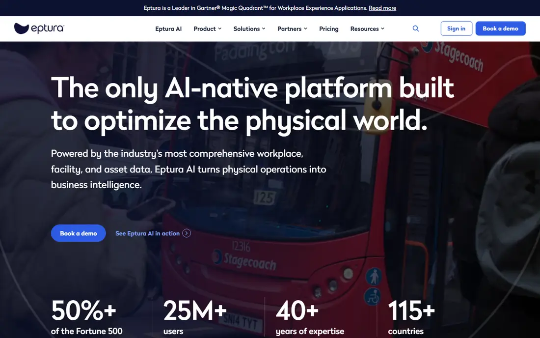 Eptura Visitor homepage