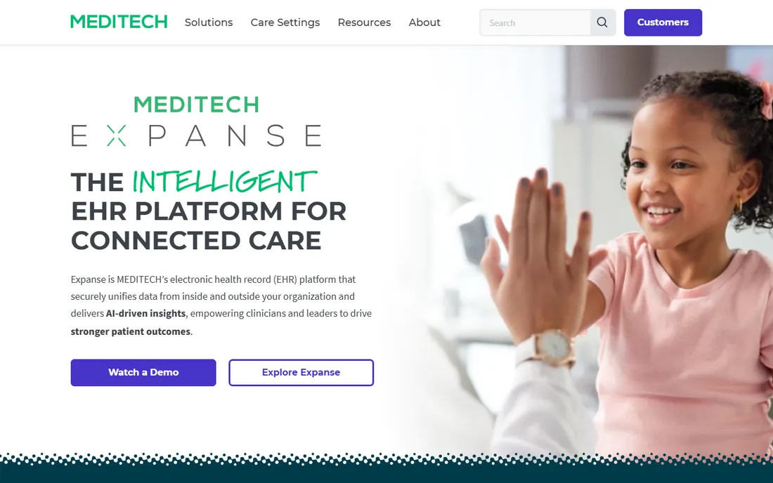 MEDITECH homepage