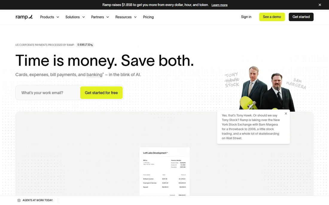 Ramp homepage