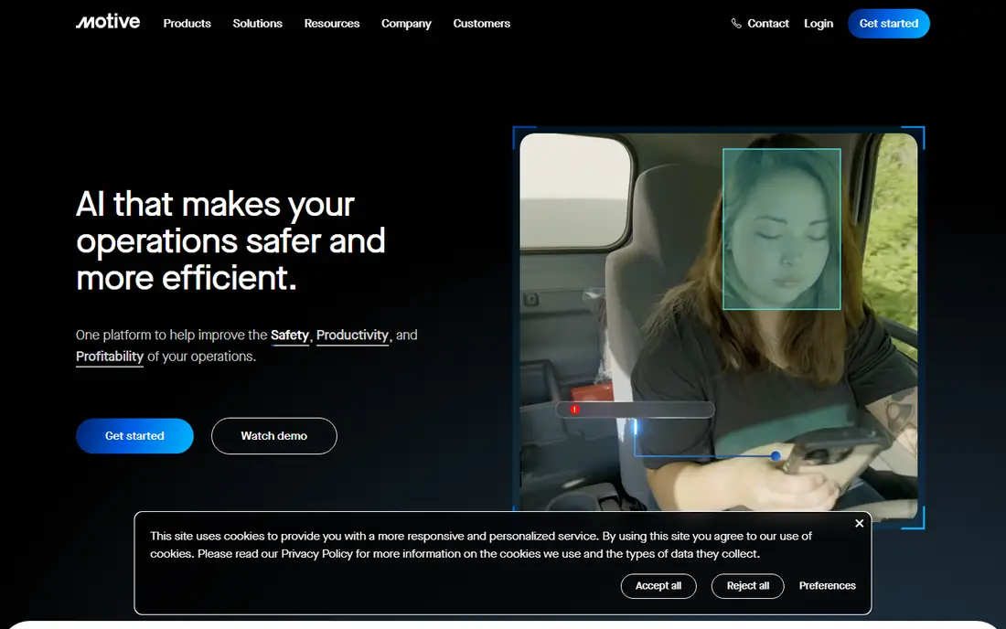 Motive homepage