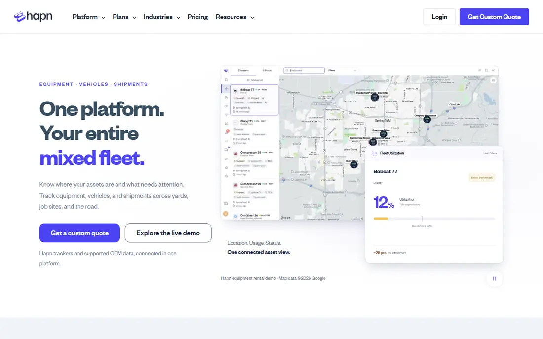 Hapn homepage