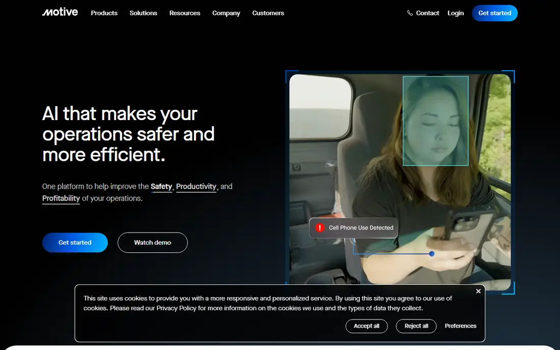 Motive homepage