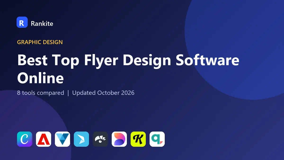 Best Top Flyer Design Software Online in 2026: 8 Tools Compared
