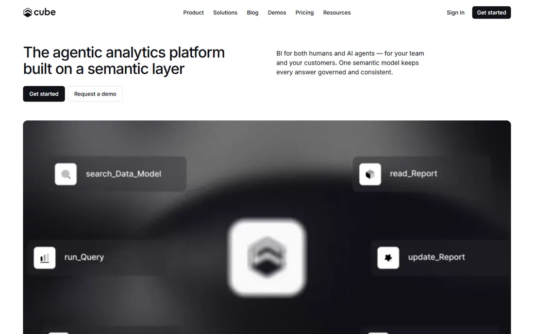 Cube homepage