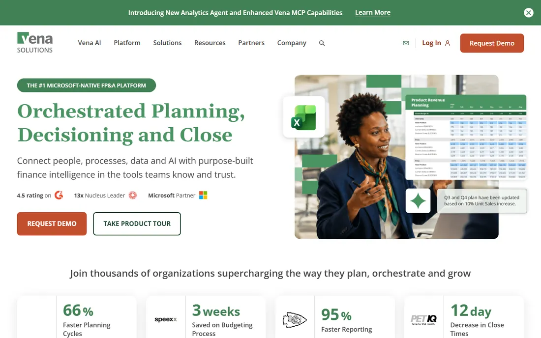 Vena homepage
