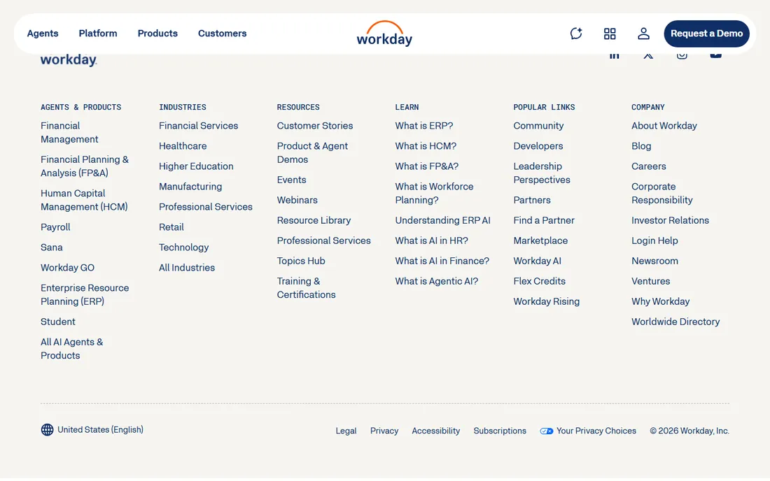 Workday Adaptive Planning homepage