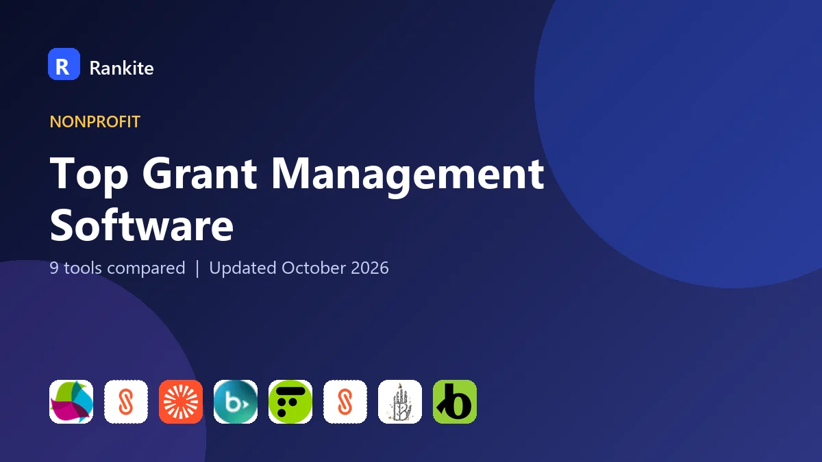Top Grant Management Software in 2026: 9 Tools Compared