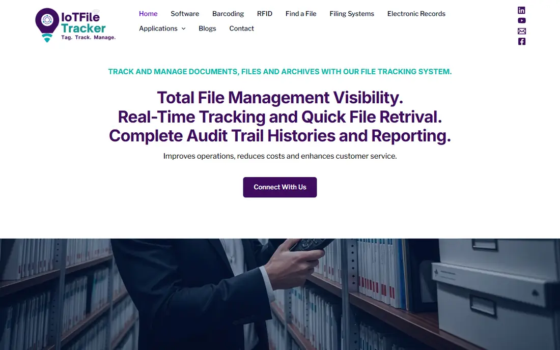 IoTFileTracker homepage
