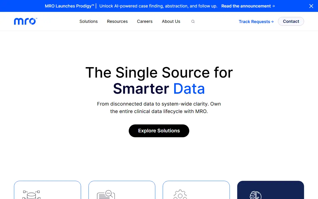 MRO homepage