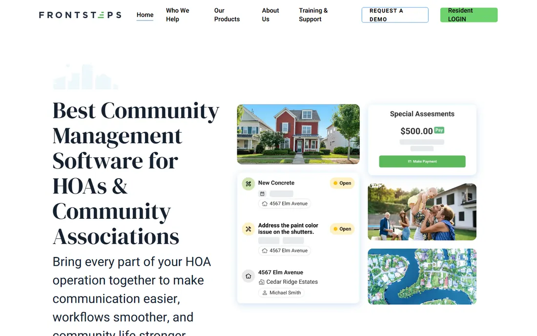 FrontSteps homepage