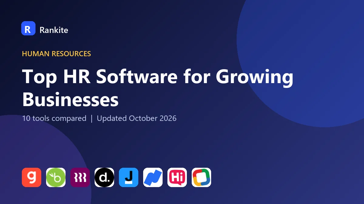 Top HR Software for Growing Businesses in 2026: 10 Tools Compared