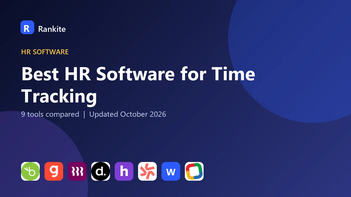 Best HR Software for Time Tracking in 2026: 9 Tools Compared