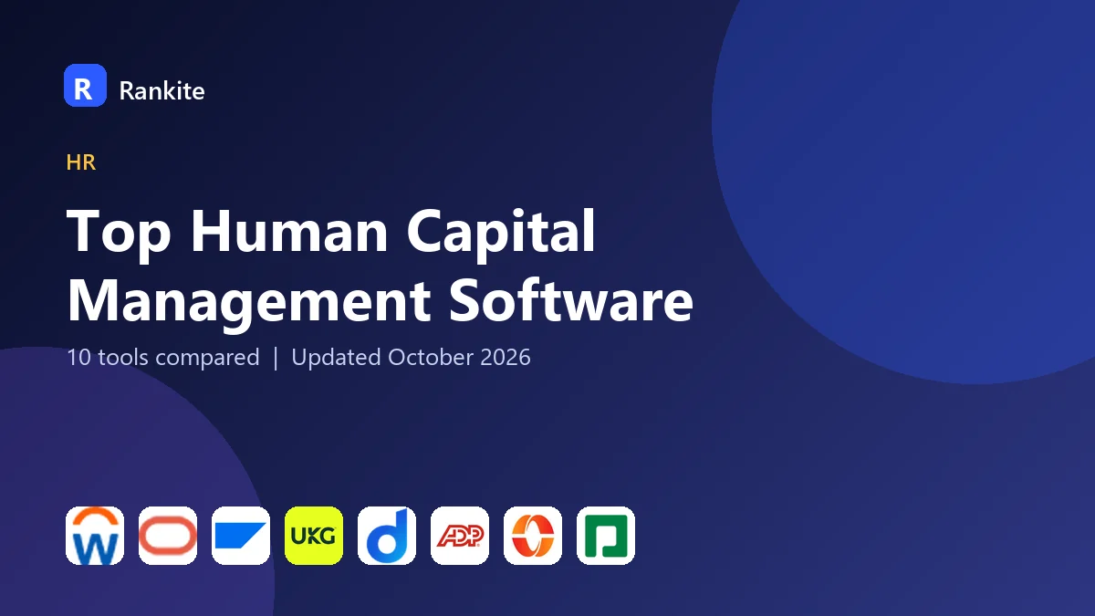 Top Human Capital Management Software in 2026: 10 Tools Compared