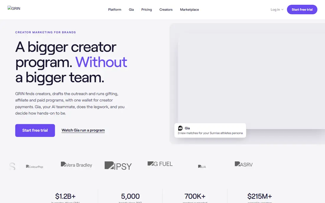 GRIN homepage