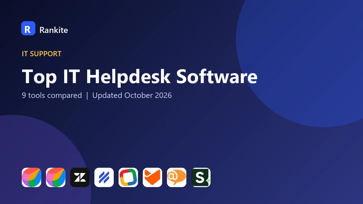 Top IT Helpdesk Software in 2026: 9 Tools Compared