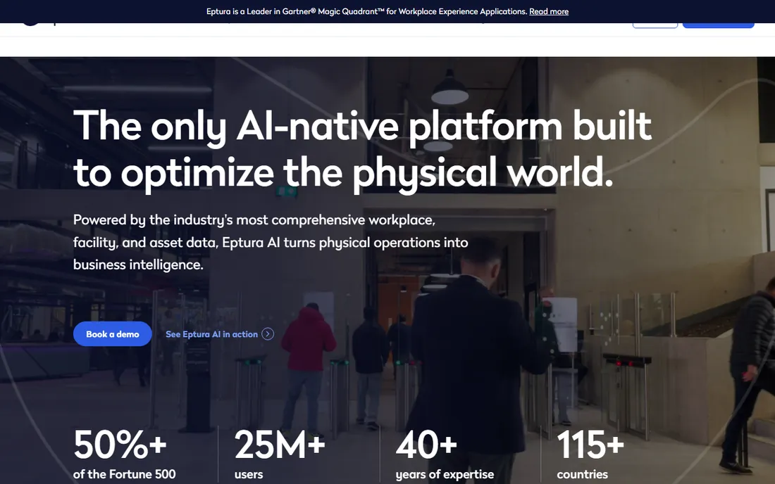 Eptura homepage