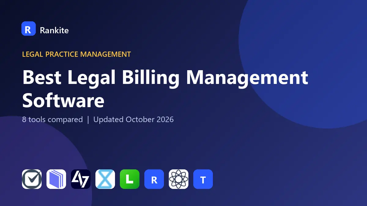 Best Legal Billing Management Software in 2026: 8 Tools Compared