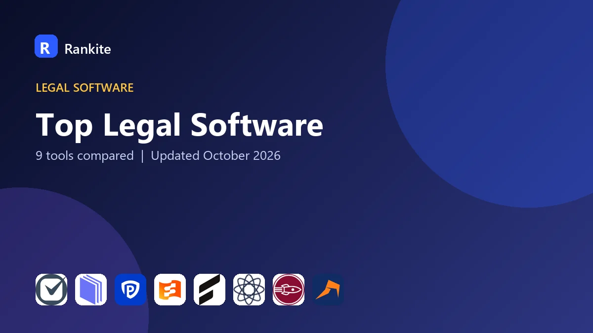 Top Legal Software in 2026: 9 Tools Compared