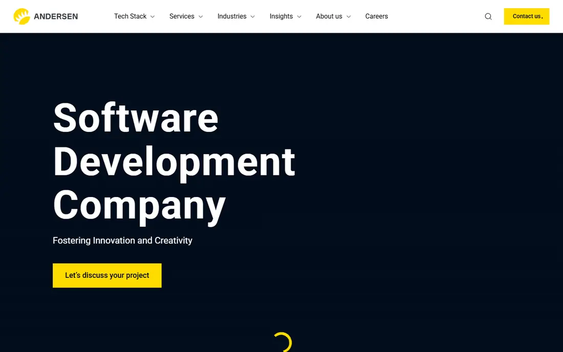 Andersen homepage