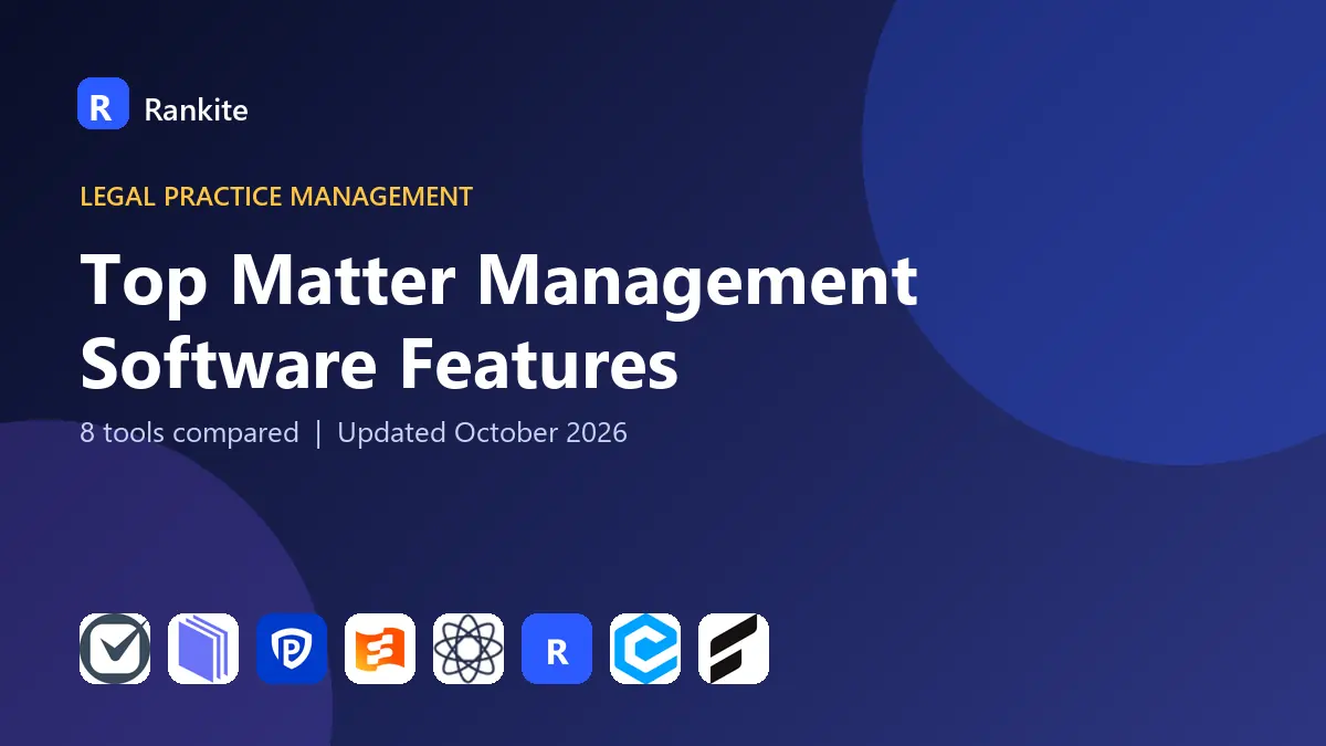 Top Matter Management Software Features in 2026: 8 Tools Compared
