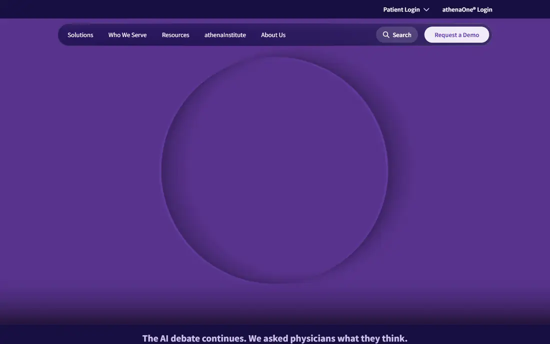 athenahealth homepage