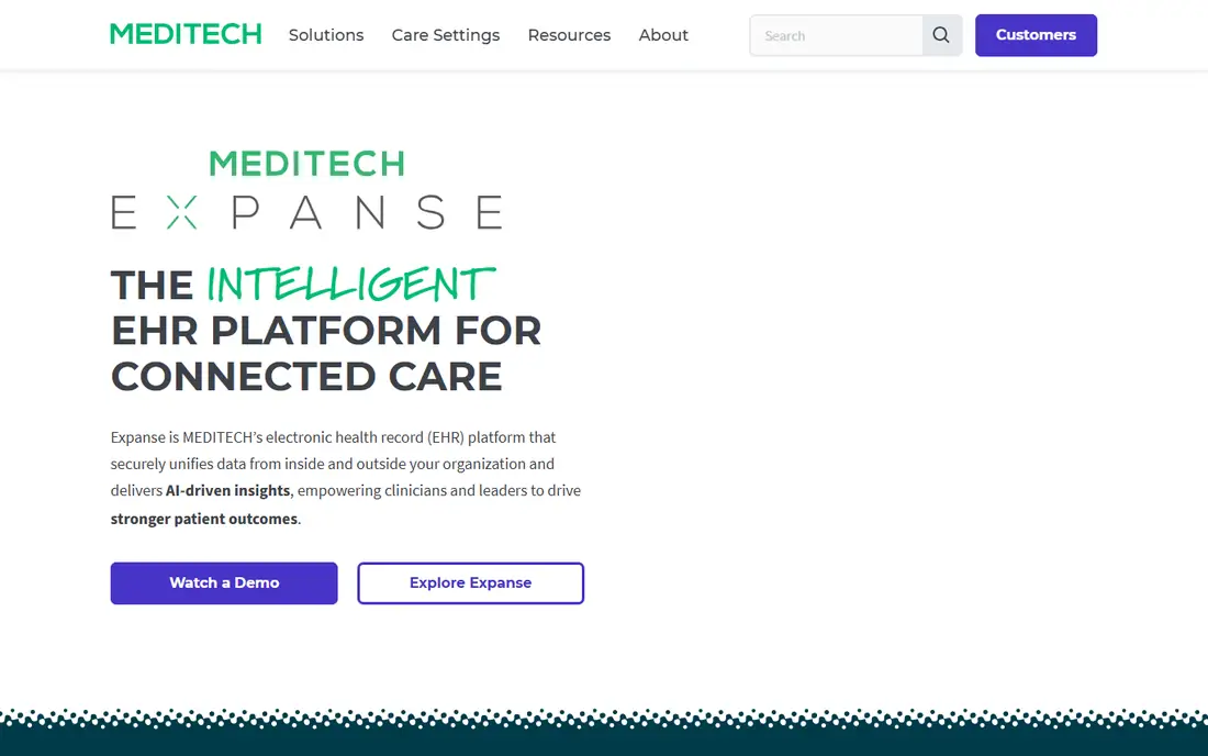 MEDITECH homepage
