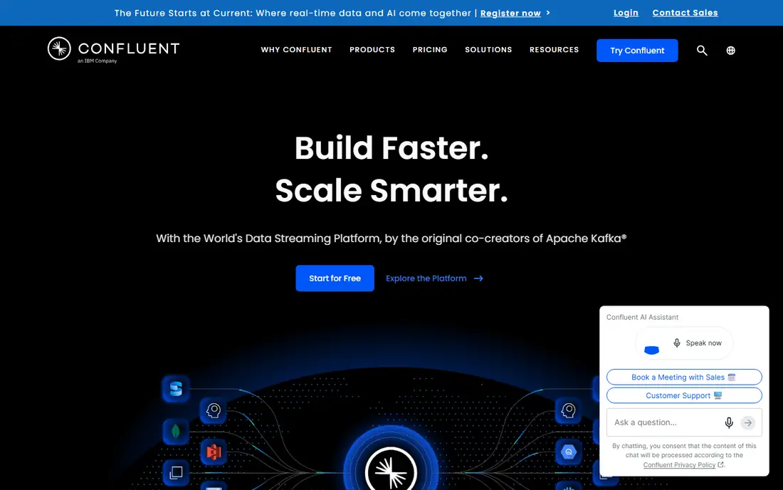 Confluent homepage