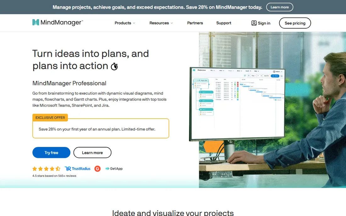 MindManager homepage