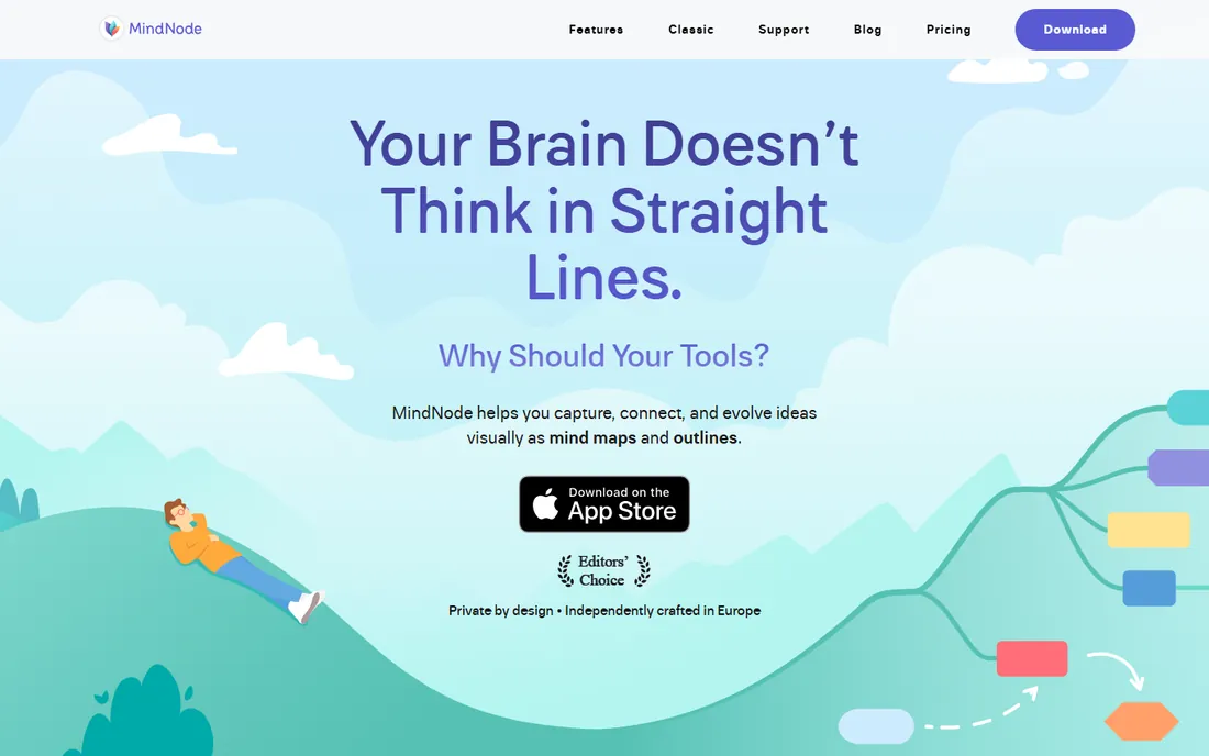 MindNode homepage