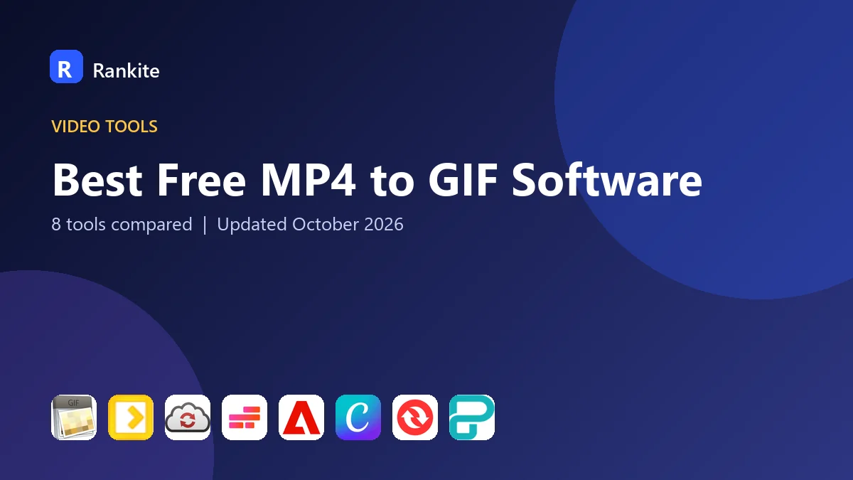Best Free MP4 to GIF Software in 2026: 8 Tools Compared
