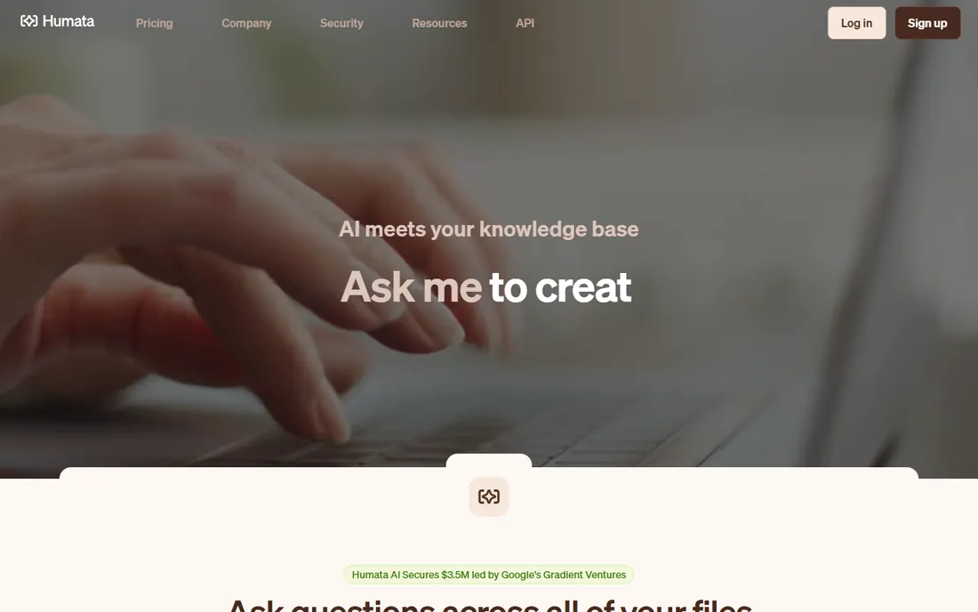 Humata homepage