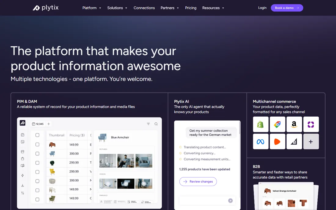 Plytix homepage