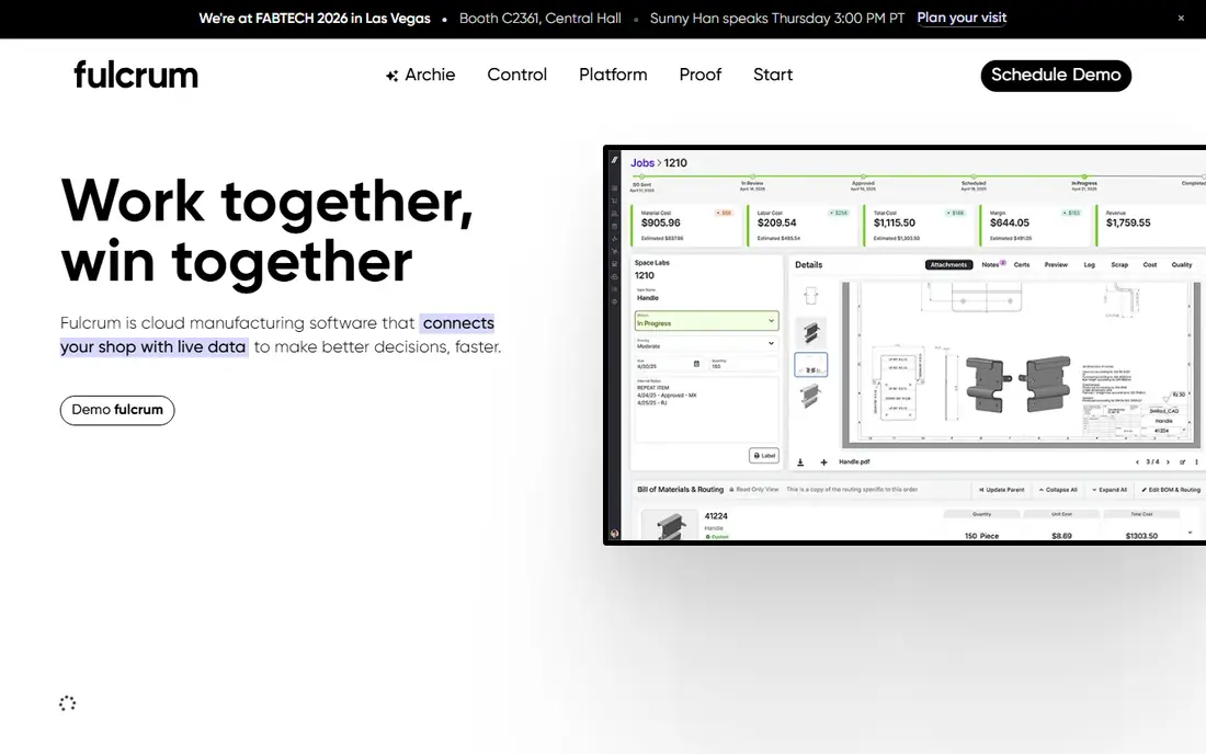 Fulcrum homepage