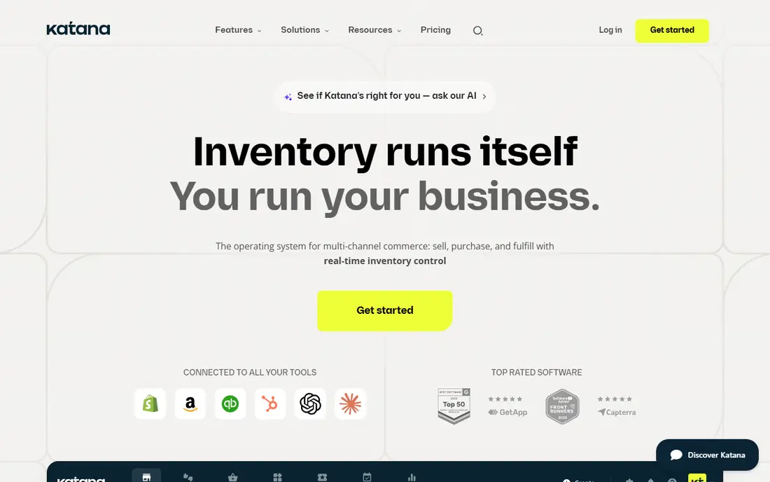 Katana homepage