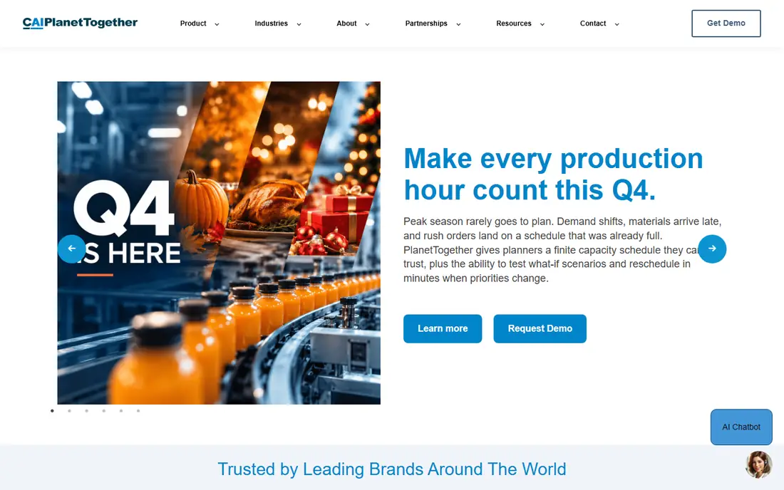 PlanetTogether homepage