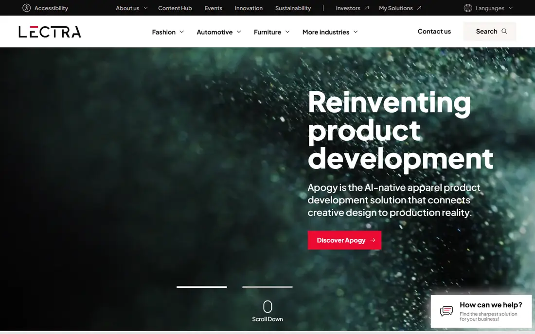 Lectra Kubix Link homepage