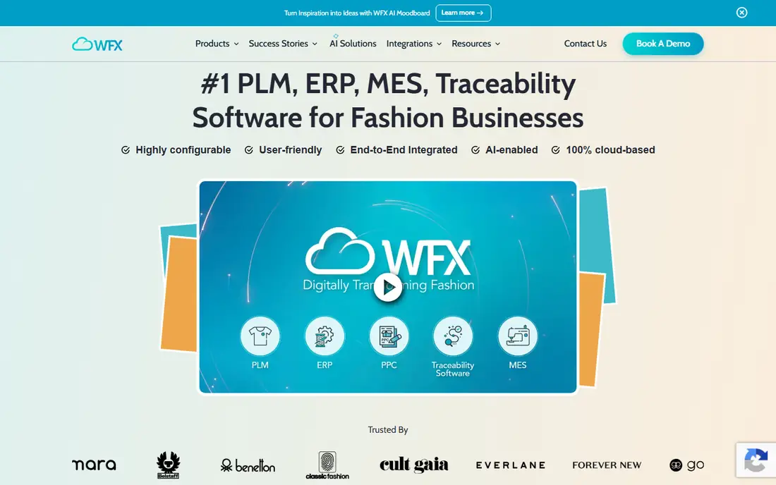 WFX PLM homepage