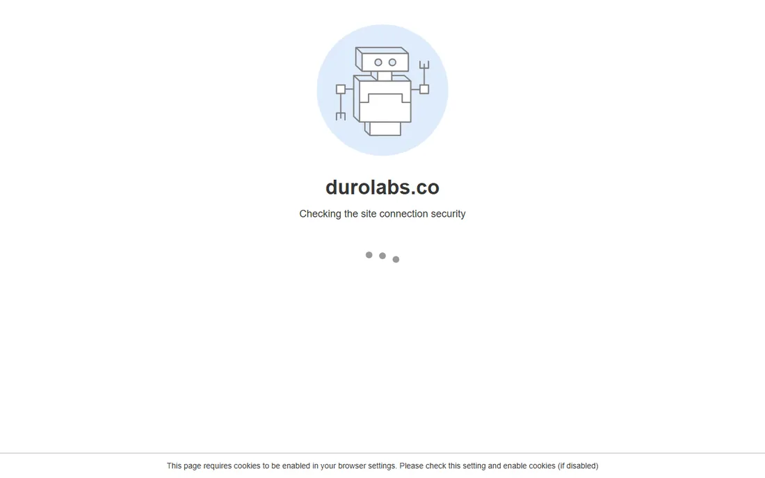 Duro homepage