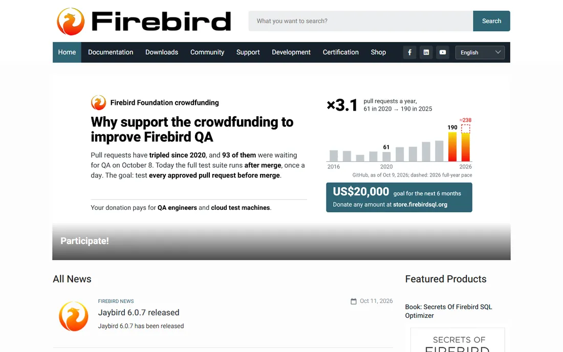 Firebird homepage