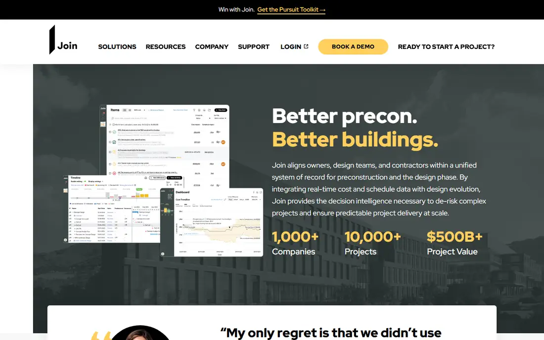 Join homepage